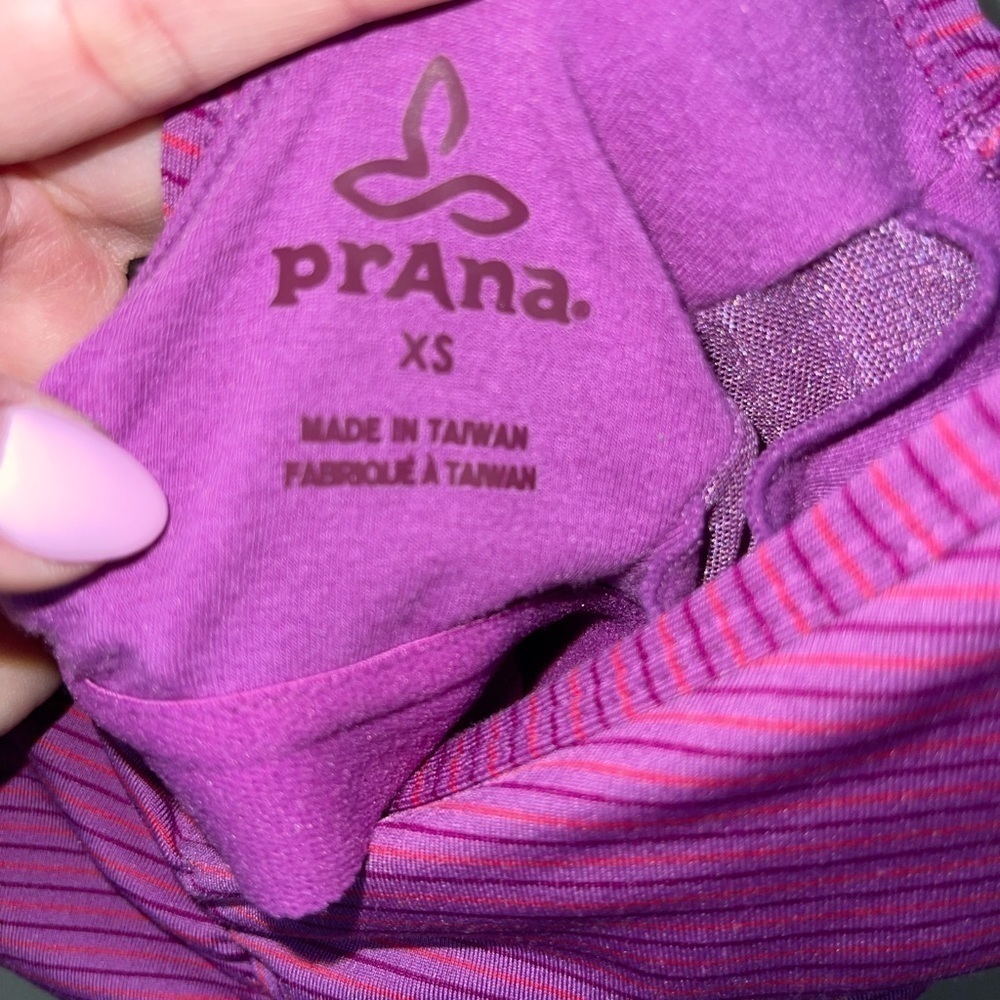 Prana Womens Rebecca Dress Orchid Pinstripe - Picture 6 of 6